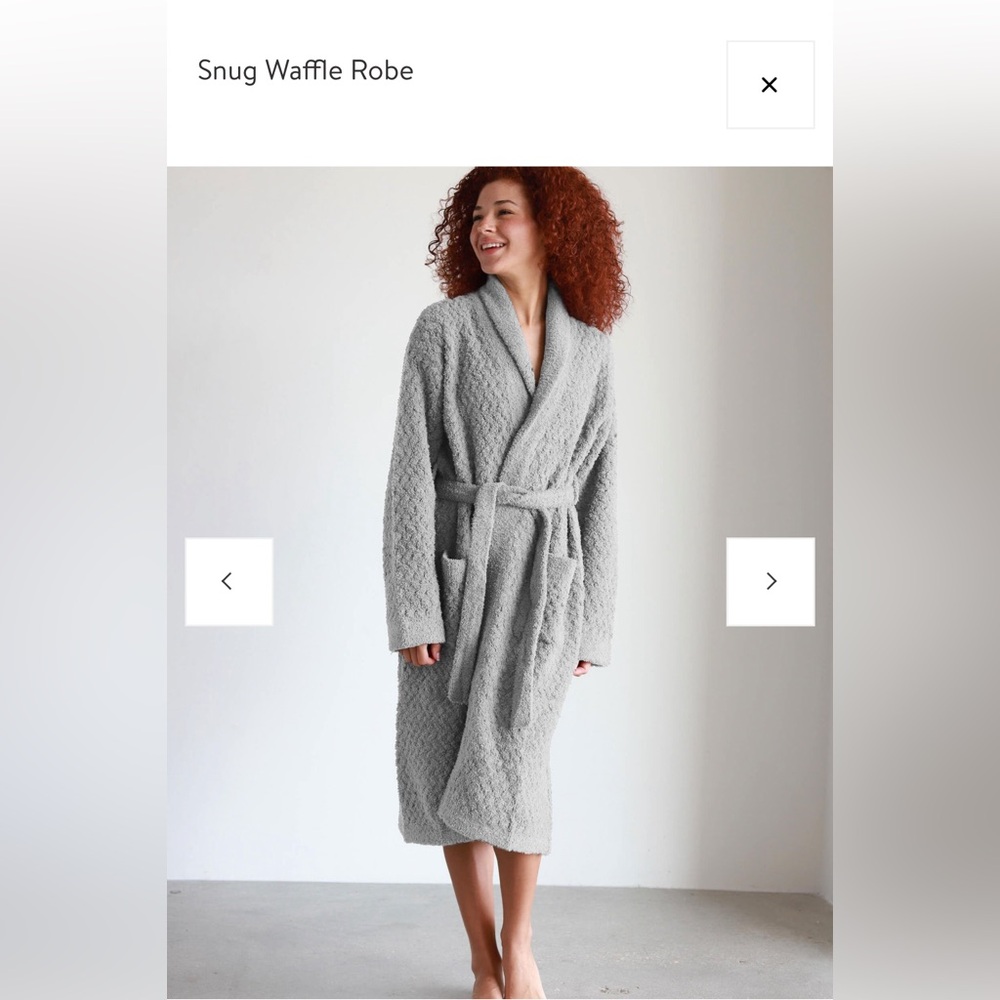 Sunday Citizen Snug Waffle Robe cloud gray